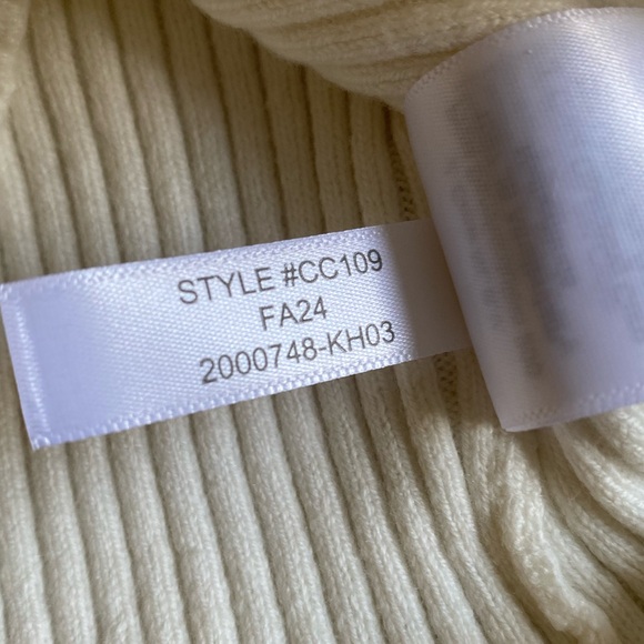 NWT J.Crew Short-Sleeve Cardigan Sweater Women's Size S Scallop Trim Ivory - Picture 12 of 14